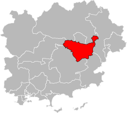 Видобан на карте