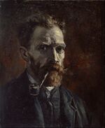 Vincent van Gogh - Self-portrait with pipe - Google Art Project.jpg