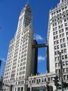 Wrigley building with walkway-Chicago.jpg