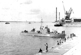 Катер флотилии 9 мая 1982 Хабаровск