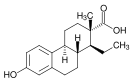 1-ethyl-1,2,3,4,4a,9,10,10a-octahydro-7-hydroxy-2-methyl-2-phenanthrenecarboxylic acid.svg