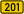 Bundesstraße 201 number.svg