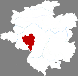Лэйшань на карте