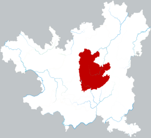 Суйян на карте