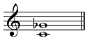 Diminished fifth on C.png