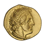 INC-2075-a Пентадрахма Египетское царство Птолемей II (аверс).png