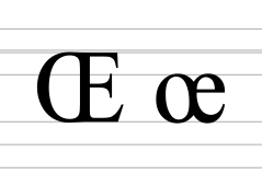 Latin ligature OE.svg