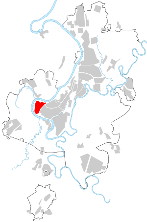 Нижегородка на карте