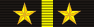 Politimedaljen med 2 stjerner stripe stripe.svg