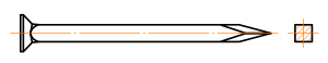 Square nail (two color drawing).svg