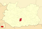 Расположение муниципалитета на карте провинции