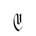 Court hand lowercase V.png