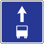 Latvia road sign 505.svg