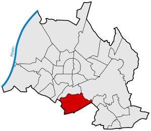 Locator map Rüppurr in Karlsruhe.svg