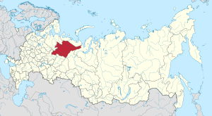 Республика Коми на карте