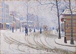 Paul Signac - Snow, Boulevard de Clichy, Paris - Google Art Project.jpg