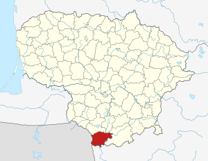 Вейсейский район на карте