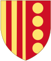 Arms of Elisenda of Montcada, Queen of Aragon.svg