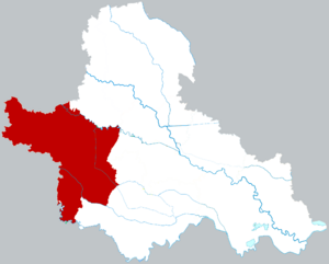 Линьцюань на карте