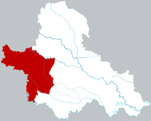 Линьцюань на карте