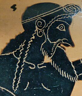 Изображение Агамемнона на древнегреческой вазе 520-х годов до н. э. Лувр. Париж