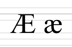 Latin ligature AE.svg