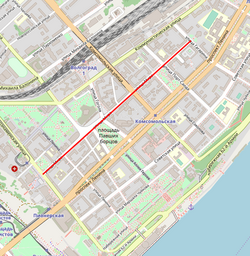 На карте Волгограда