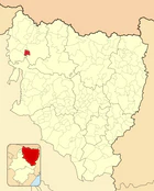 Расположение муниципалитета на карте провинции