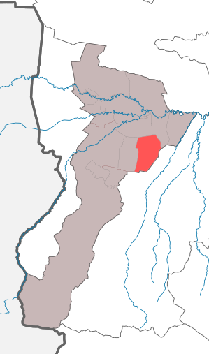 Валерикское сельское поселение на карте