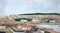 Суксун-завод середины XIX в. С акварели А. П. Щербакова. Государственный исторический музей, Москва