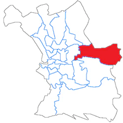 Кантон на карте департамента Буш-дю-Рон