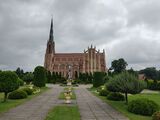 Костёл Святой Троицы. 1899—1903. Архитектор Вацлав Михневич, в дер. Гервяты, Белоруссия, согласно ряду опросов, самый красивый костёл Белоруссии