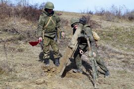 Миномётчики 7-й военной базы