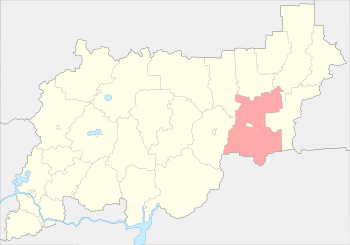 Шарьинский район на карте