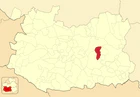 Расположение муниципалитета на карте провинции