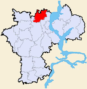 Цильнинский район на карте