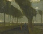 Vincent van Gogh - L'allée Aux Deux Promeneurs (1885).jpg