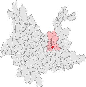 Чэнгун на карте