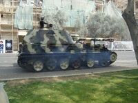 Azeri 2S3, parad in Baku, 2013.JPG