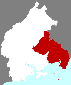 Яндун на карте