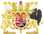 Full Ornamented Coat of Arms of Philip V of Spain, with Navarre.svg