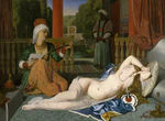 Jean-Paul Flandrin - Odalisque with Slave - Walters 37887.jpg