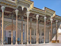 La mosquée Bolo-Khaouz (Boukhara, Ouzbékistan) (5720017982).jpg