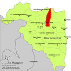 Расположение муниципалитета Сан-Хорхе на карте провинции