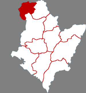 Аньпин на карте