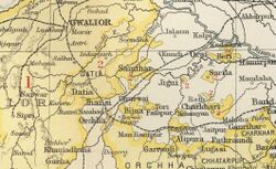 Княжество Датия в Imperial Gazetteer of India