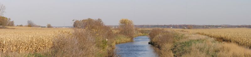 Истоки Канкаки (Крамстаун-Роуд, англ.&nbsp;Crumstown Road, к югу от Крамстауна)