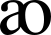 Latin small letter AO.svg