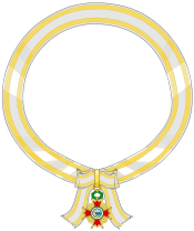 Riband of the Grand Cross Grade of the Order of Isabella the Catholic (Male).svg