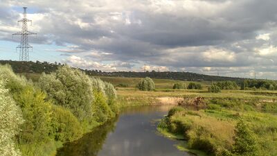 Река Кудьма в окрестностях города